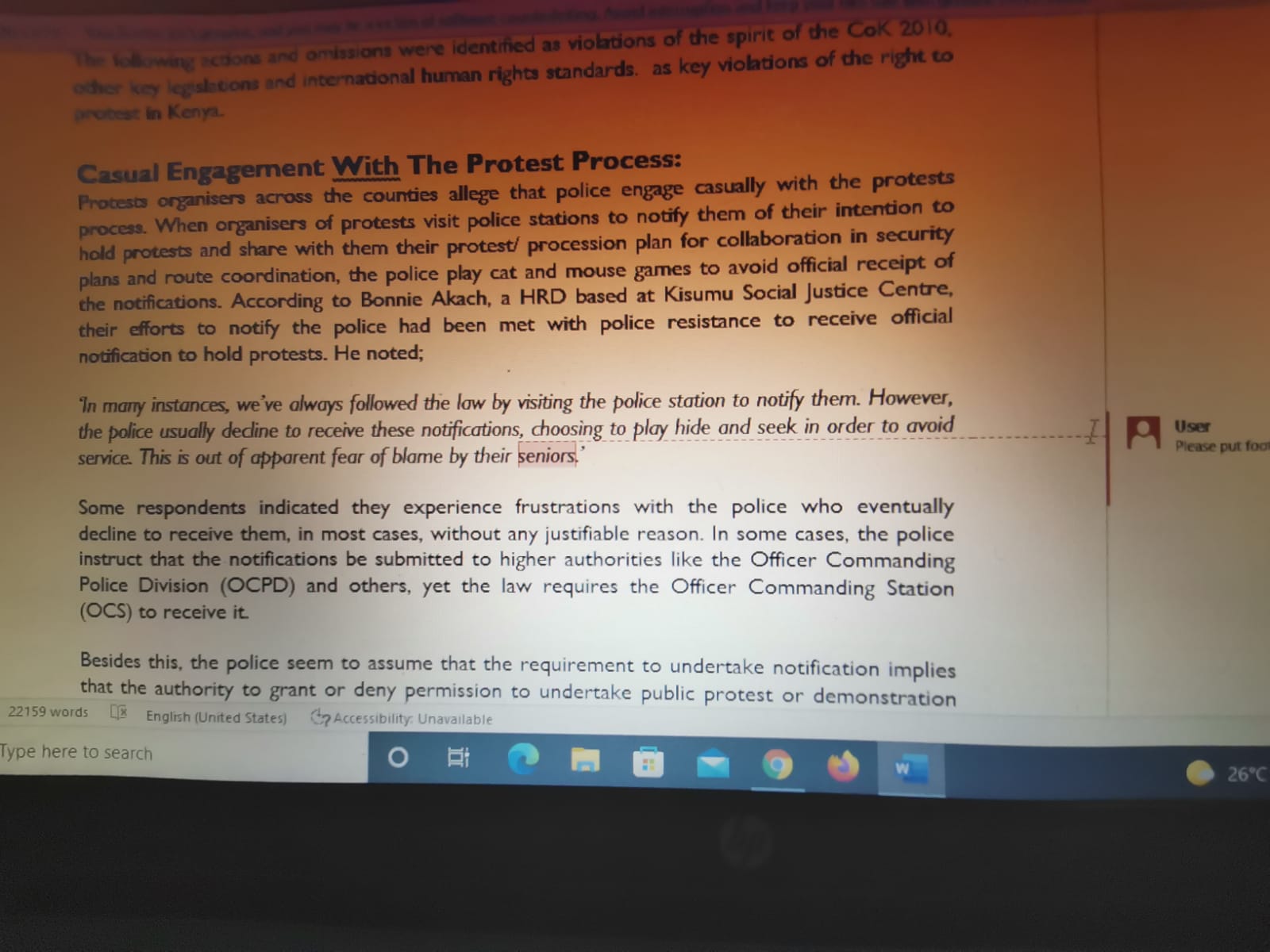 The She Main Table community event